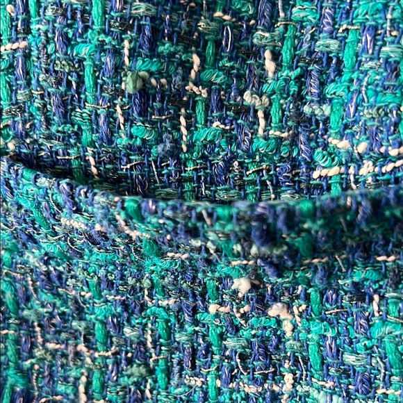 Zendra Vibrant Blue Fringe Trim Blazer - Picture 5 of 12